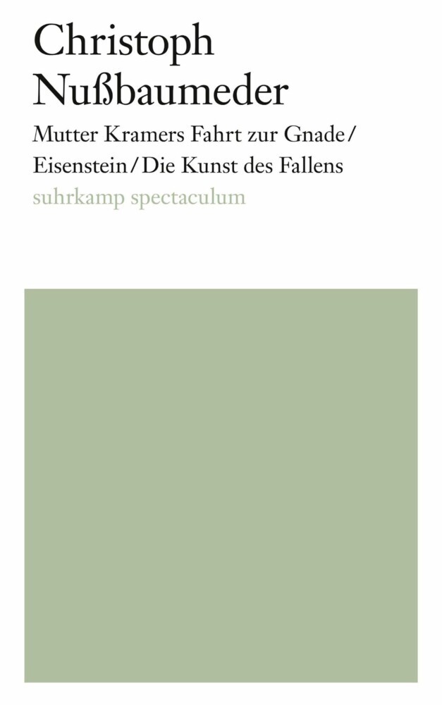 Mutter Kramers Fahrt zur Gnade/Eisenstein/Die Kunst des Fallens main product photo