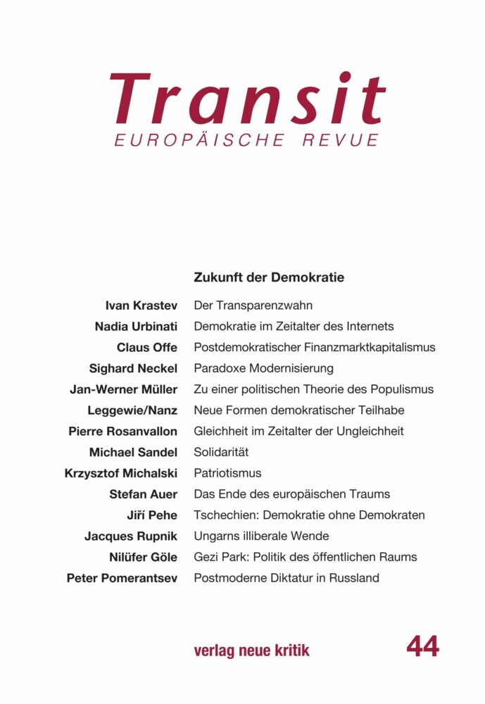 Transit 44. Europäische Revue main product photo