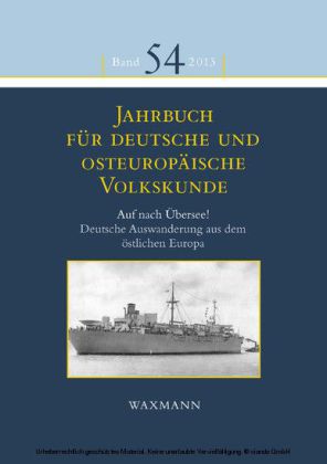 Jahrbuch für deutsche und osteuropäische Volkskunde