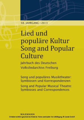 Lied und populäre Kultur - Song and Popular Culture 58 (2013)