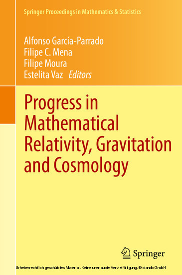 Progress in Mathematical Relativity, Gravitation and Cosmology main product photo