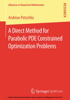 A Direct Method for Parabolic PDE Constrained Optimization Problems