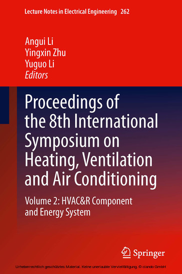 Proceedings of the 8th International Symposium on Heating, Ventilation and Air Conditioning main product photo