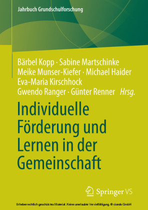 Individuelle Förderung und Lernen in der Gemeinschaft
