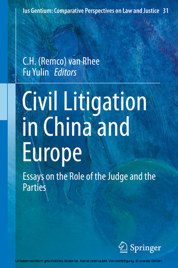 Civil Litigation in China and Europe main product photo