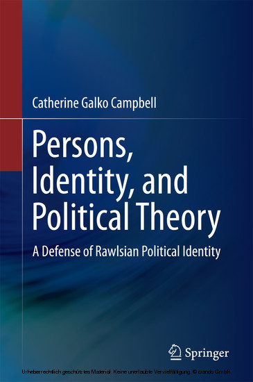Persons, Identity, and Political Theory main product photo