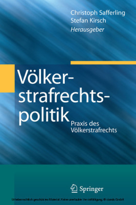 Völkerstrafrechtspolitik