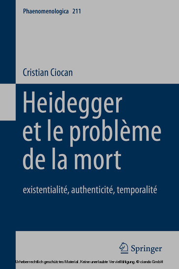 Heidegger et le problème de la mort main product photo