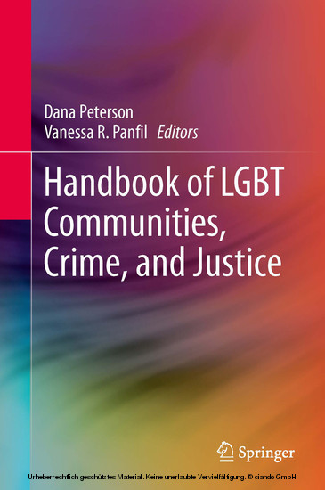 Handbook of LGBT Communities, Crime, and Justice main product photo