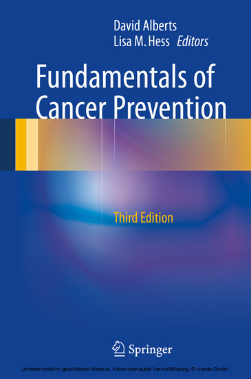 Fundamentals of Cancer Prevention main product photo
