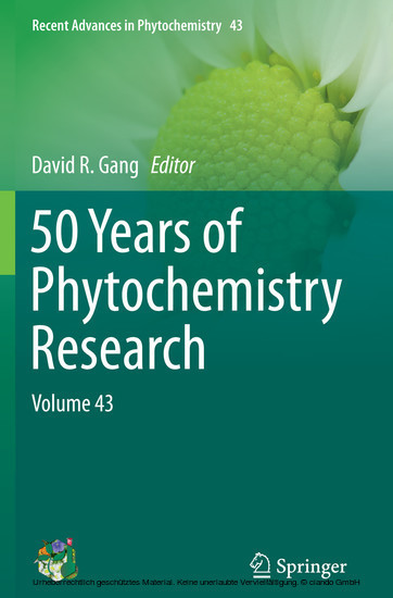 50 Years of Phytochemistry Research main product photo