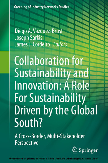 Collaboration for Sustainability and Innovation: A Role For Sustainability Driven by the Global South? main product photo