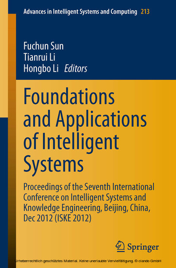 Foundations and Applications of Intelligent Systems main product photo