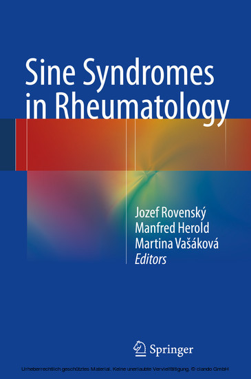 Sine Syndromes in Rheumatology main product photo