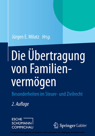 Die Übertragung von Familienvermögen main product photo