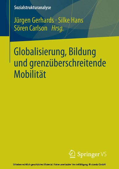 Globalisierung, Bildung und grenzüberschreitende Mobilität main product photo