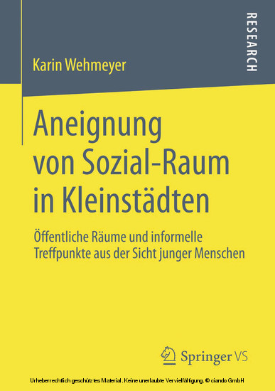 Aneignung von Sozial-Raum in Kleinstädten main product photo