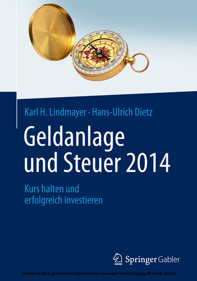 Geldanlage und Steuer 2014 main product photo