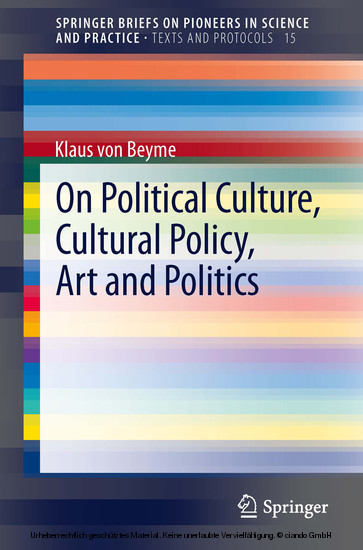 On Political Culture, Cultural Policy, Art and Politics main product photo