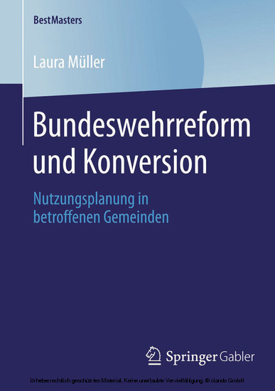 Bundeswehrreform und Konversion main product photo
