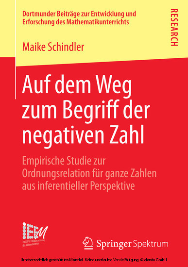 Auf dem Weg zum Begriff der negativen Zahl main product photo