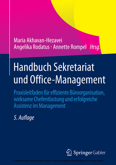 Handbuch Sekretariat und Office-Management main product photo