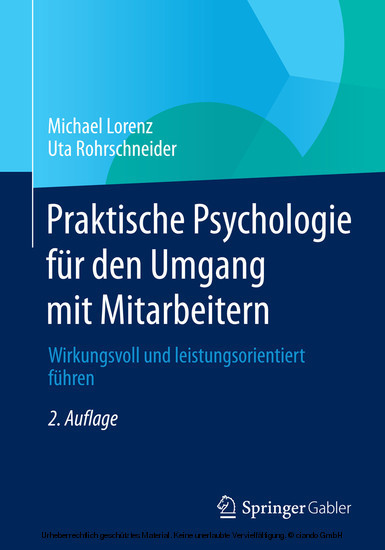 Praktische Psychologie für den Umgang mit Mitarbeitern main product photo