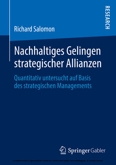 Nachhaltiges Gelingen strategischer Allianzen main product photo