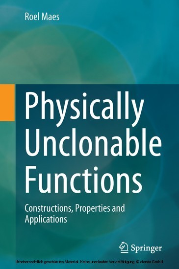 Physically Unclonable Functions main product photo