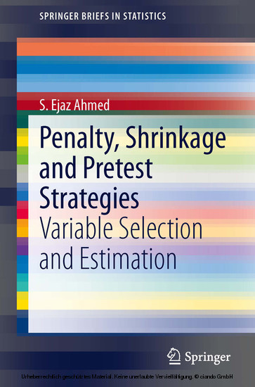 Penalty, Shrinkage and Pretest Strategies main product photo