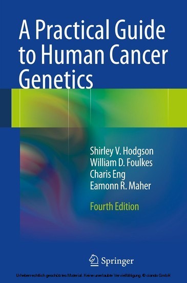 A Practical Guide to Human Cancer Genetics main product photo