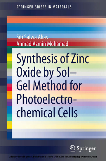 Synthesis of Zinc Oxide by Sol-Gel Method for Photoelectrochemical Cells main product photo