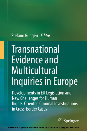 Transnational Evidence and Multicultural Inquiries in Europe main product photo