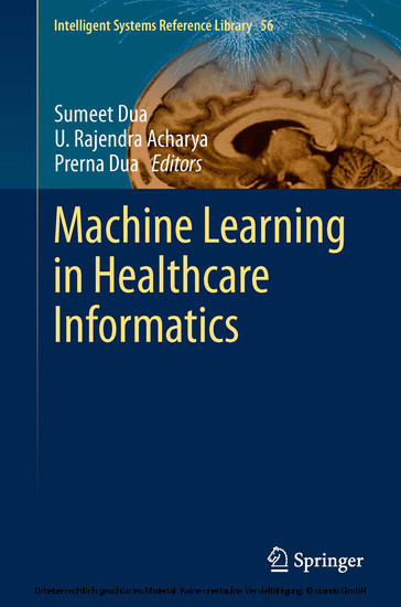 Machine Learning in Healthcare Informatics main product photo