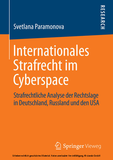Internationales Strafrecht im Cyberspace main product photo