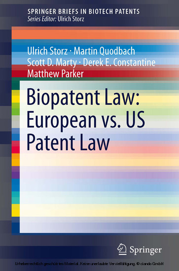 Biopatent Law: European vs. US Patent Law main product photo