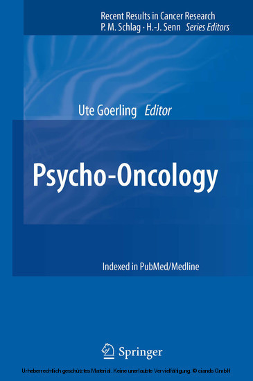 Psycho-Oncology main product photo