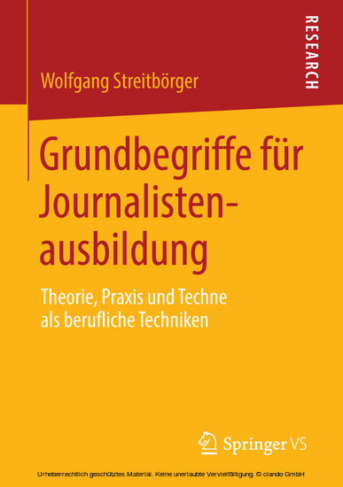 Grundbegriffe für Journalistenausbildung main product photo
