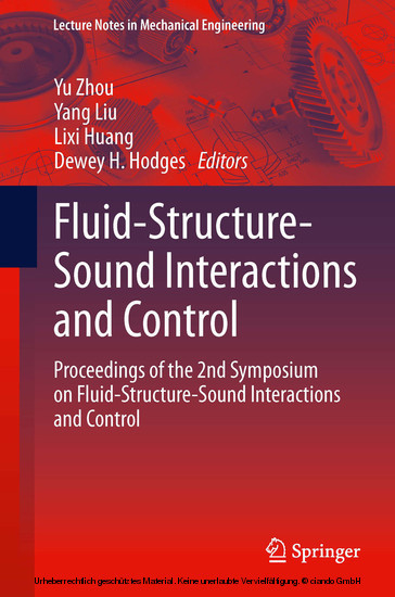 Fluid-Structure-Sound Interactions and Control main product photo