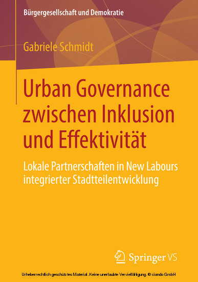 Urban Governance zwischen Inklusion und Effektivität main product photo