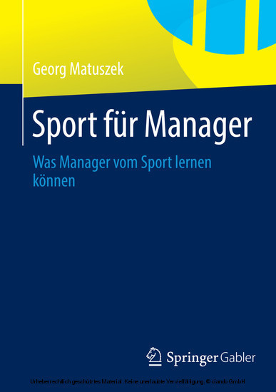 Sport für Manager main product photo