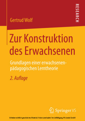 Zur Konstruktion des Erwachsenen