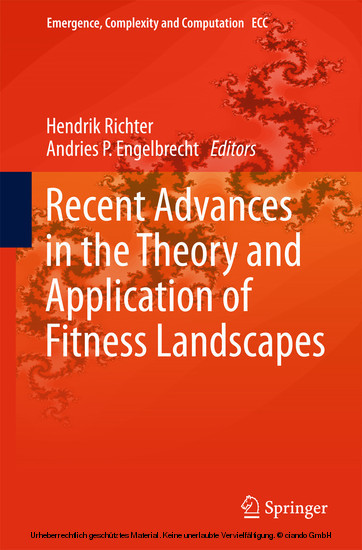 Recent Advances in the Theory and Application of Fitness Landscapes main product photo