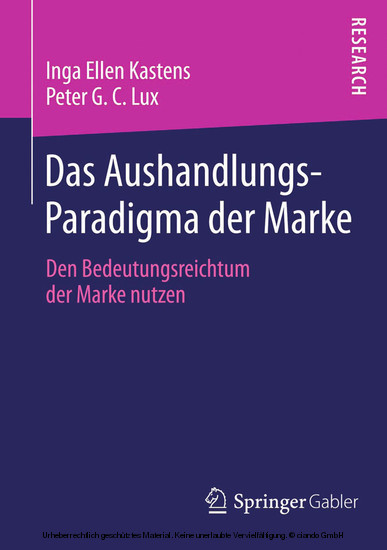 Das Aushandlungs-Paradigma der Marke main product photo