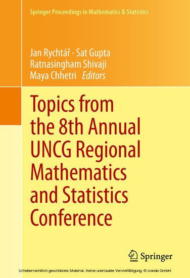 Topics from the 8th Annual UNCG Regional Mathematics and Statistics Conference main product photo