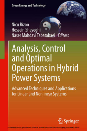 Analysis, Control and Optimal Operations in Hybrid Power Systems