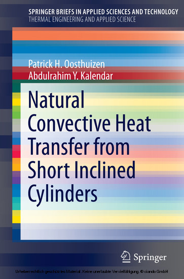 Natural Convective Heat Transfer from Short Inclined Cylinders main product photo