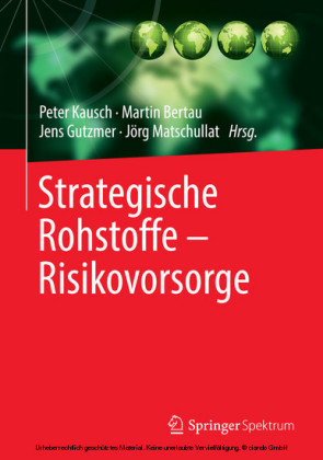 Strategische Rohstoffe - Risikovorsorge
