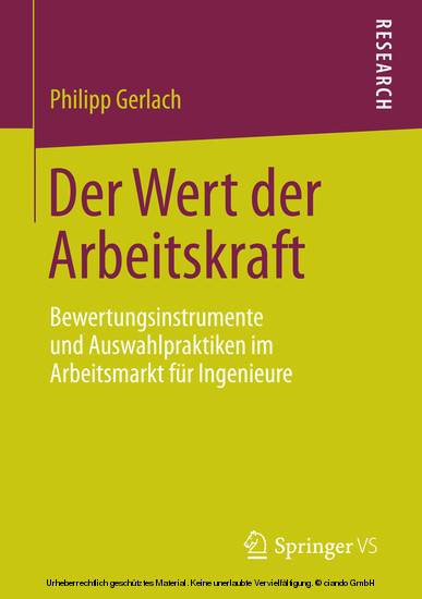 Der Wert der Arbeitskraft main product photo