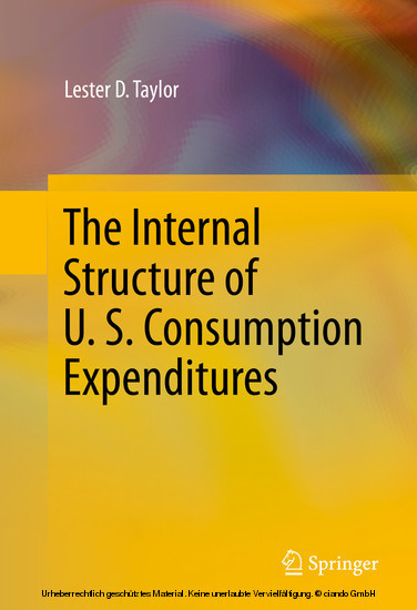 The Internal Structure of U. S. Consumption Expenditures main product photo